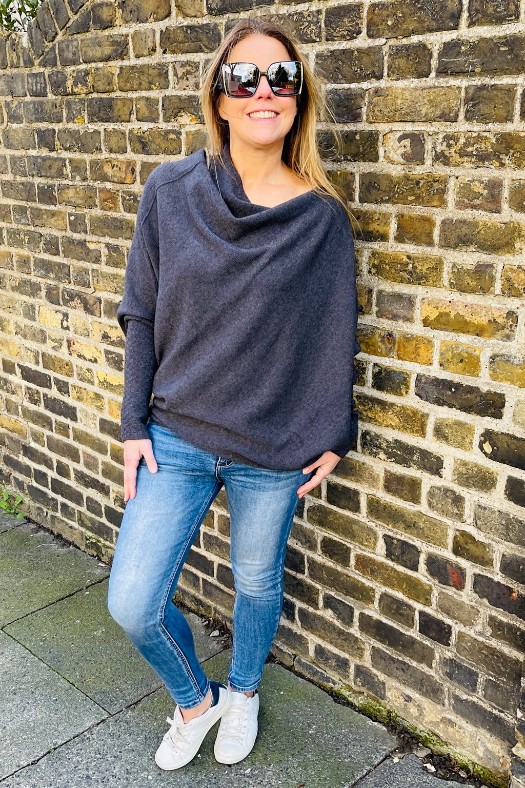 Maisie Asymmetric Wool Free Jumper