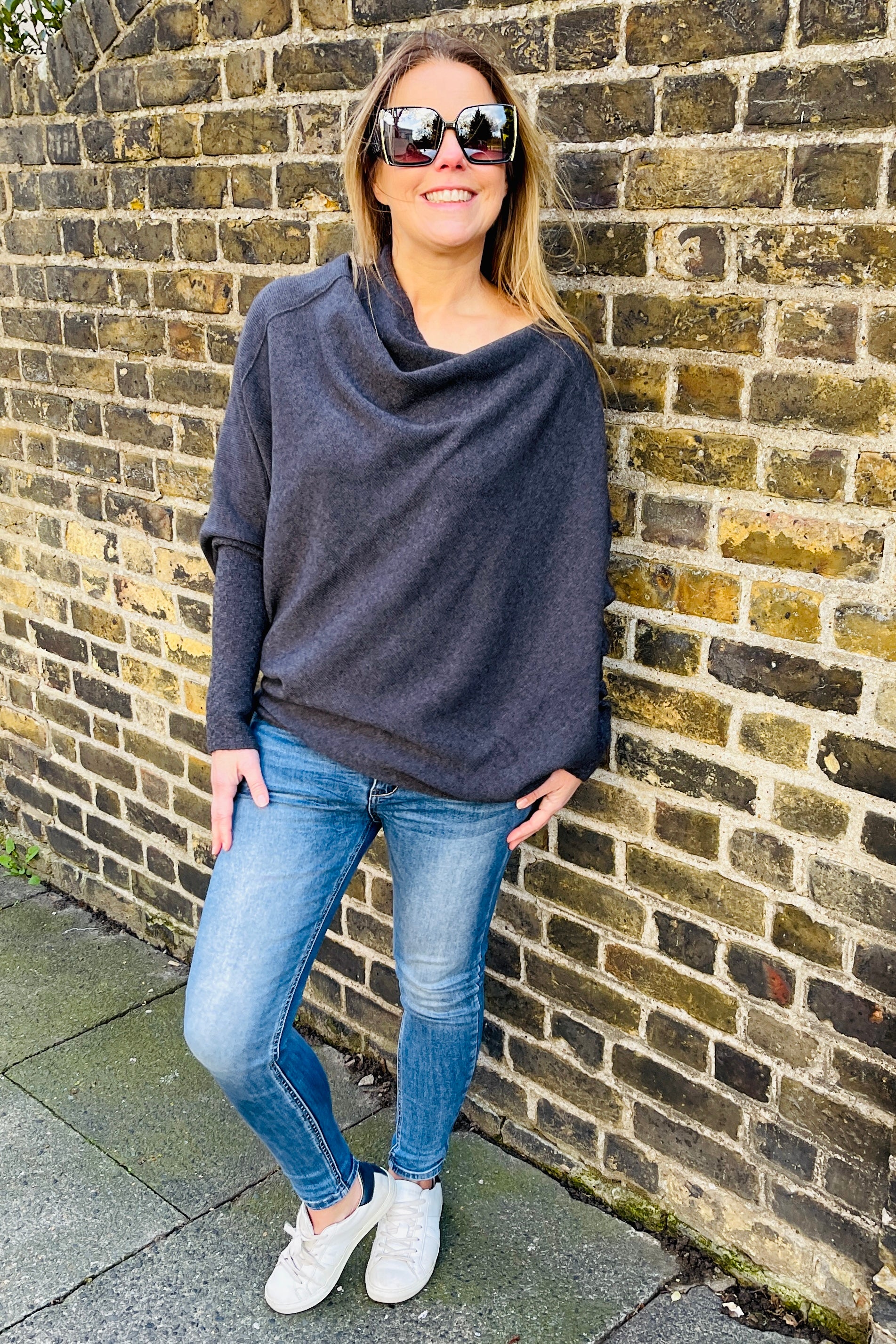 Maisie Asymmetric Wool Free Jumper