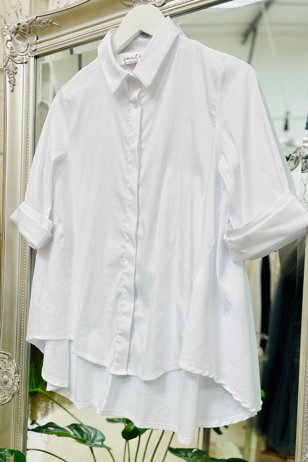 Lily Shirt Blouse | White