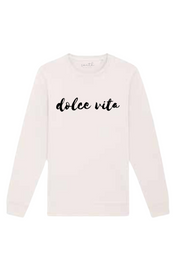 Dolce Vita Sweatshirt | Cream x Black