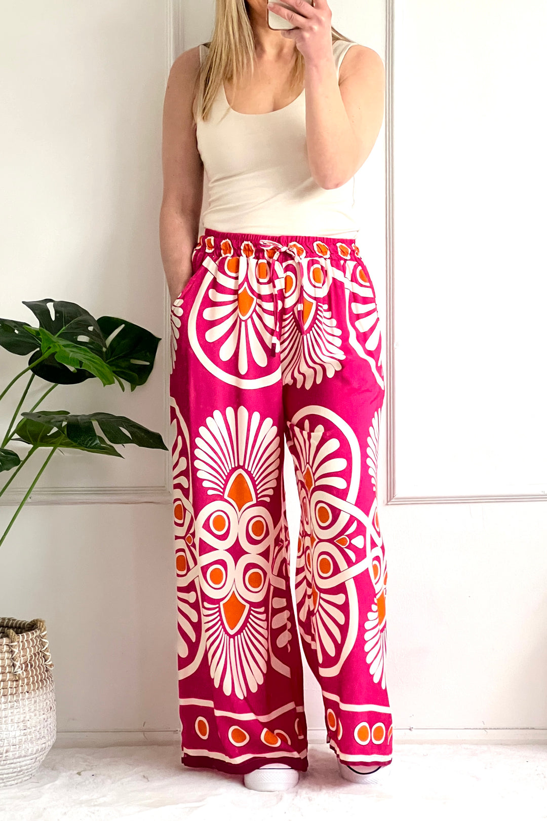 Shona Trousers | Hot Pink