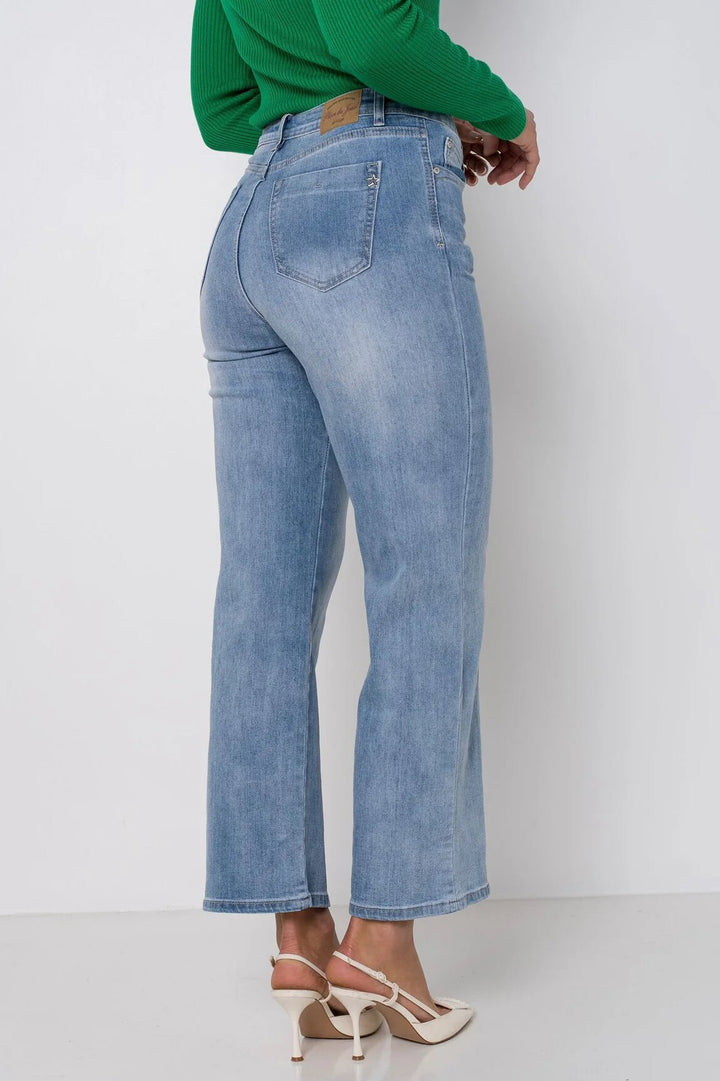 Sarah Straight Leg Denim Jeans | Light Wash