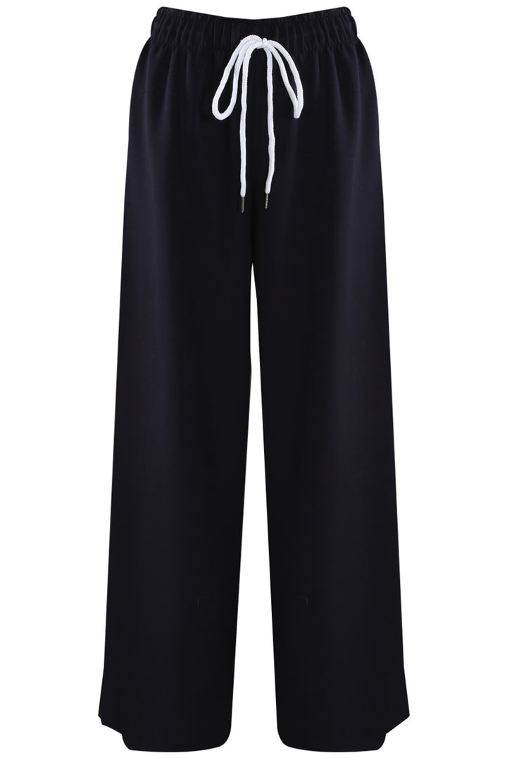 Lynda Sports Wide Leg Trousers with Side Stripe | COLOURS TO CHOOSE