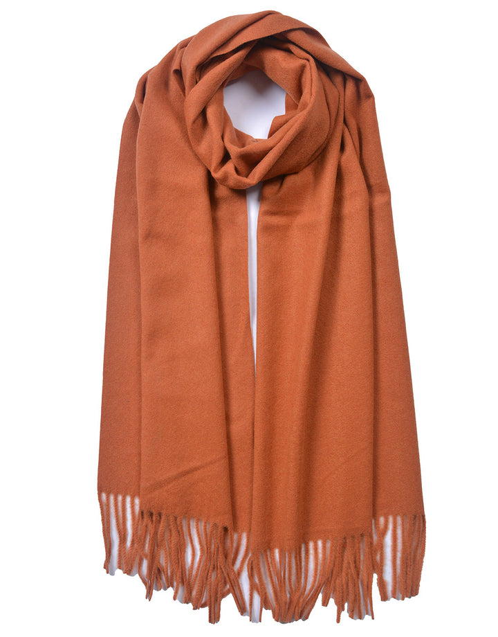 Cashmere Blend Scarf - Luxuriously Soft Warm Knit Accessory for Men and Women