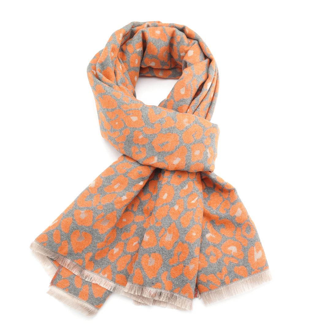 Leo Classic Scarf | Orange Leo