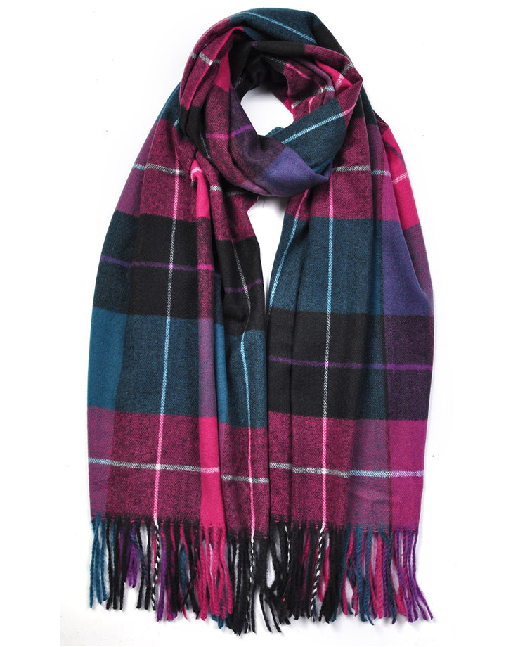 Cashmere Blend Soft Luxury Tartan Scarf