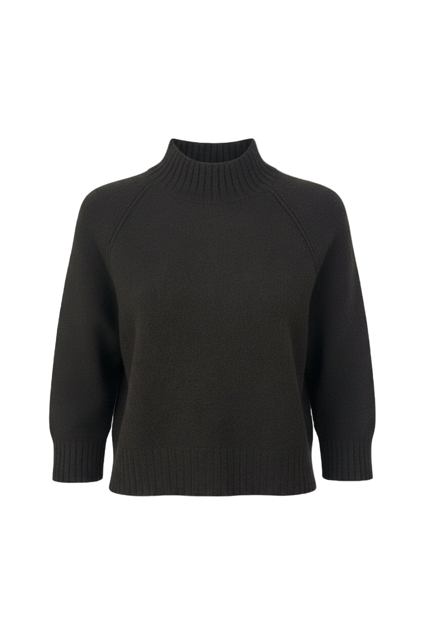 trending funnel neck jumper
