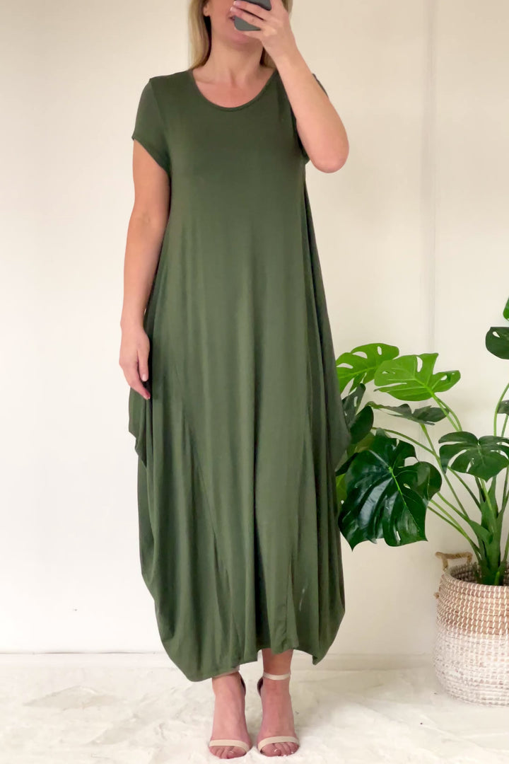 Lisa Dress | Khaki