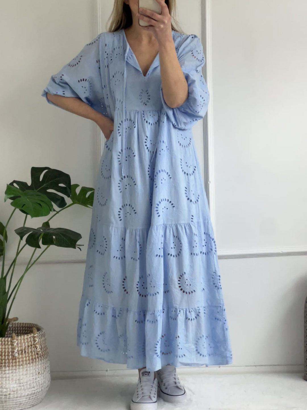 Marguerite Maxi Dress | Cornflower Blue