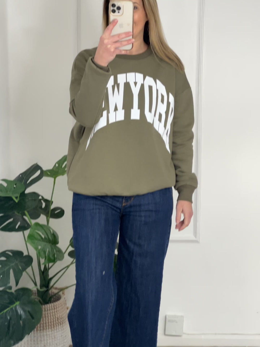 NEW YORK Sweatshirt | Khaki