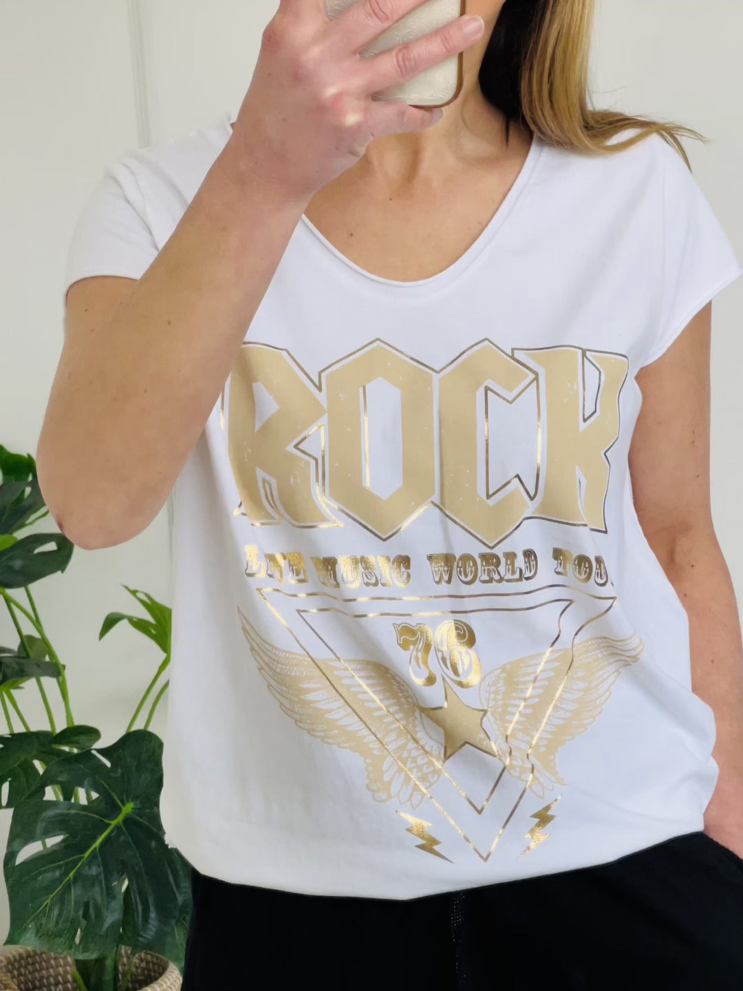 Rock T Shirt | White
