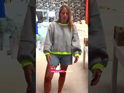 *** PRE ORDER ***Mia Sweatshirt Grey & Neon Yellow | South of the River