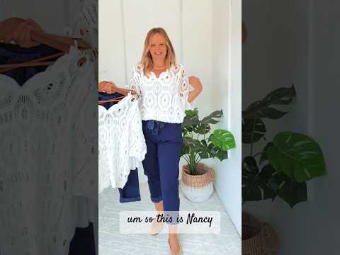 Nancy Cotton Crochet 2 Piece Top