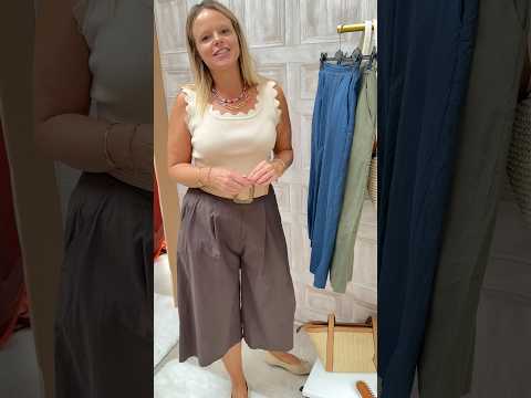 Lavine Cotton Culotte Trousers
