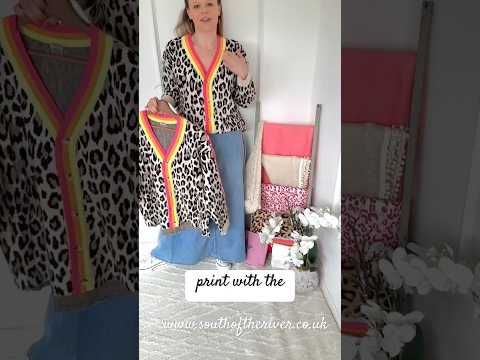 Lotte Leo Cardigan (Pink x Orange)