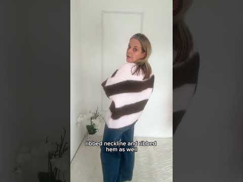 Breda Chunky Stripe Jumper (Pink & Brown)