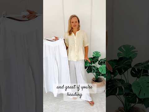 Ottilie Wide Leg Linen Trousers