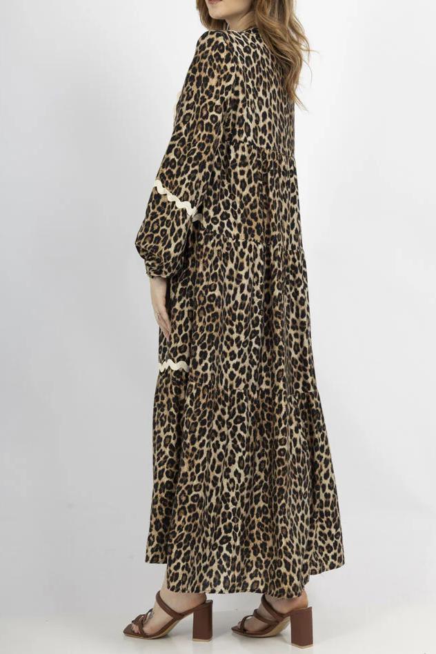 Astrid Leopard Maxi Dress | Classic Leo