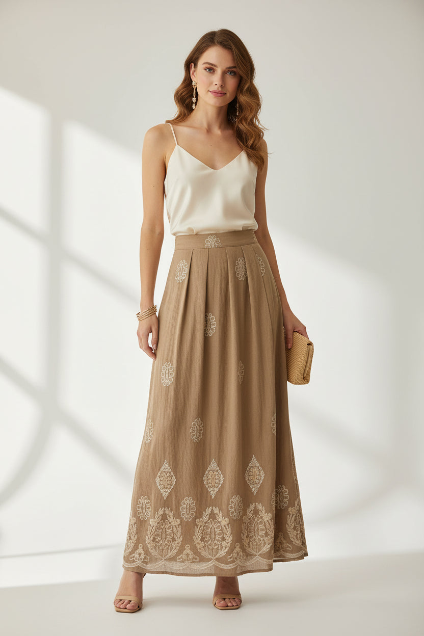 women wearing skirt
