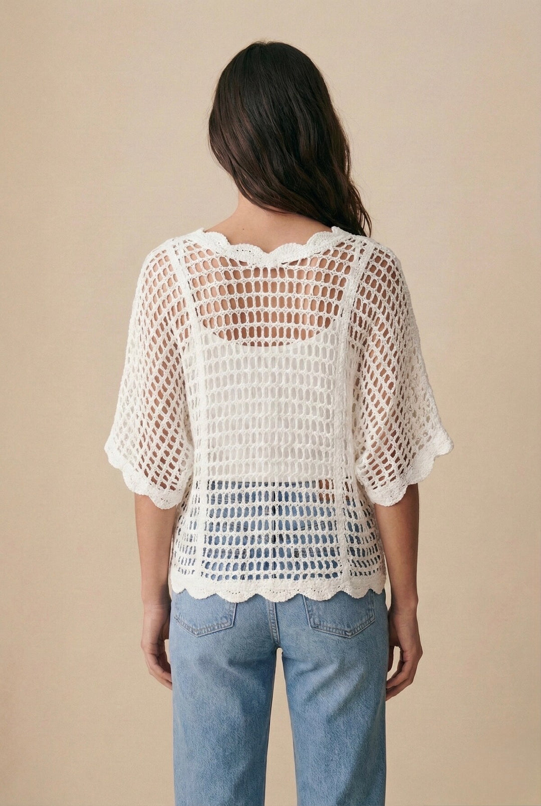 Nancy Cotton Crochet 2 Piece Top