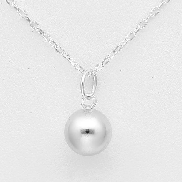 925 Silver Necklace |  Orb Pendant - south of the river london