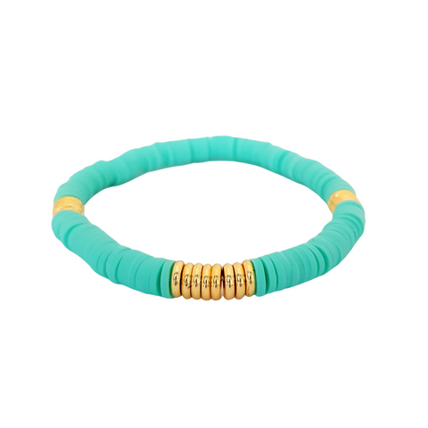 Boho Bracelet | Turquoise x Gold - south of the river london