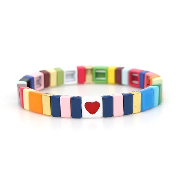 Enamel Tile Bracelets