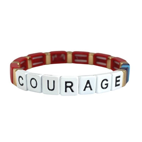 Boho Tile Bracelet | Courage