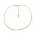 Flat Chain Layer Stainless Steel Necklace | Gold