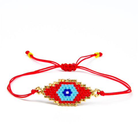 Eye Friendship Bracelet | Red