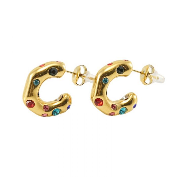 Chunky Huggie Hoops