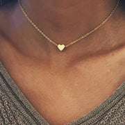 Mini Heart Necklace | Gold