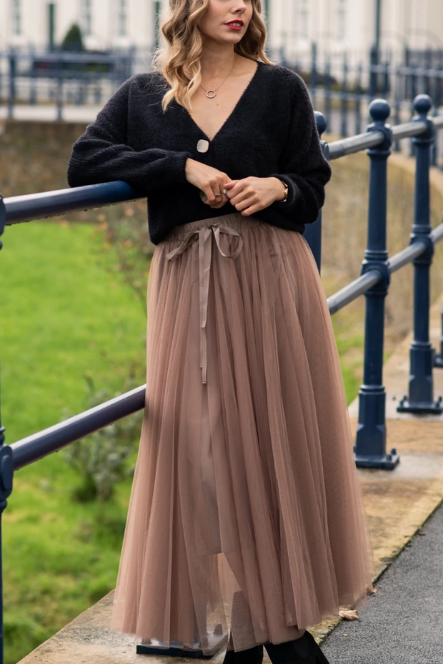 Grace Tulle Skirt | Salted Caramel