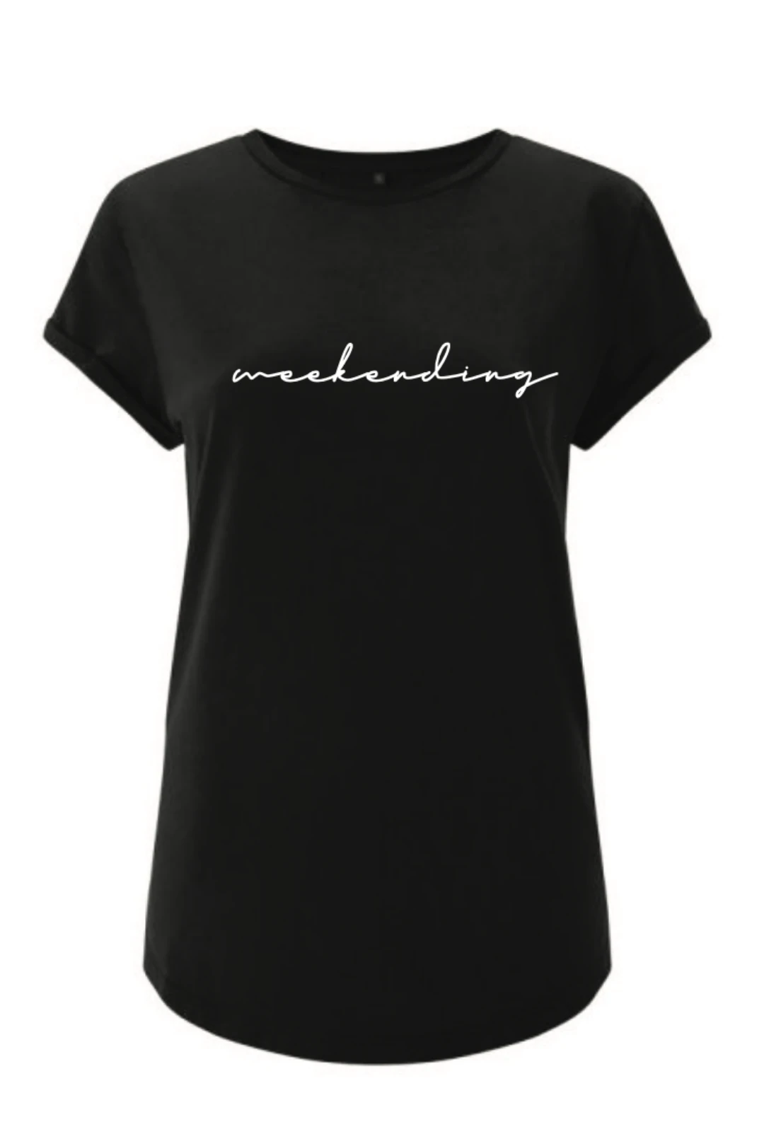 Weekending Organic Cotton T Shirt (Black)