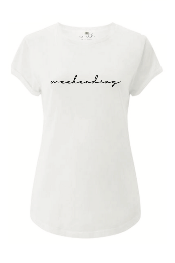 Weekending T Shirt | White x Black