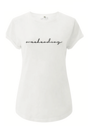 Weekending T Shirt | White x Black