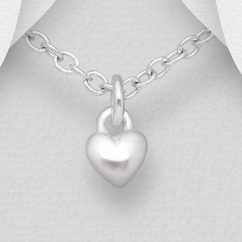 925 Silver Mini Heart Necklace