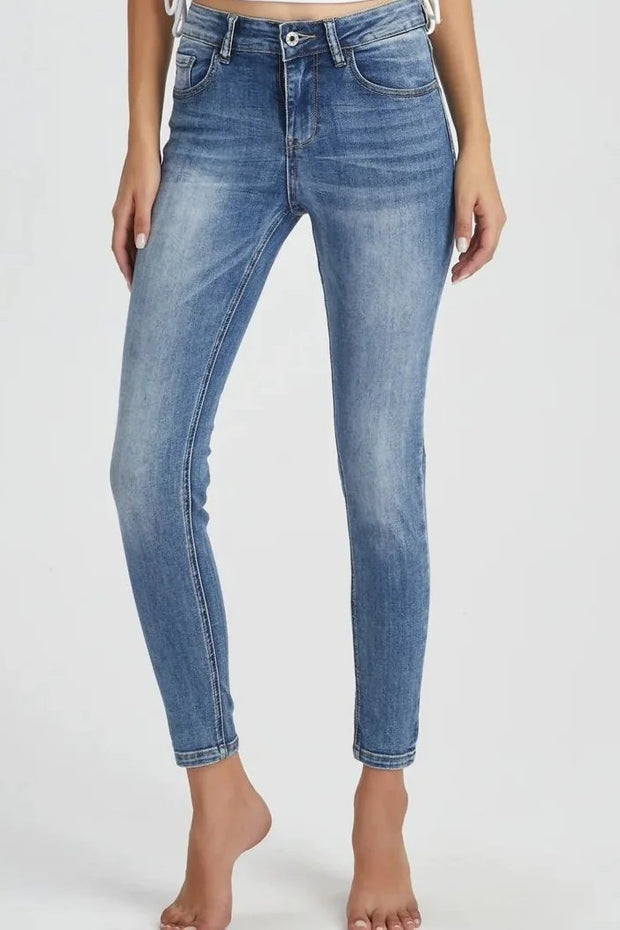 Fran Mom Jeans | Mid Wash - jeans