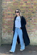 Clover Fine Knit Maxi Cardi Cardigan