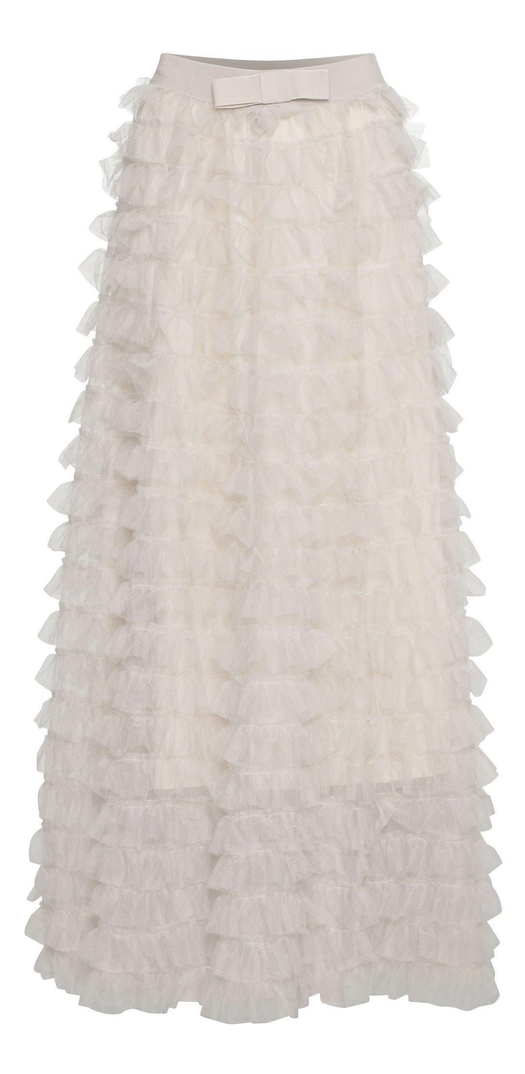 Maxi tulle 2024 ruffle skirt