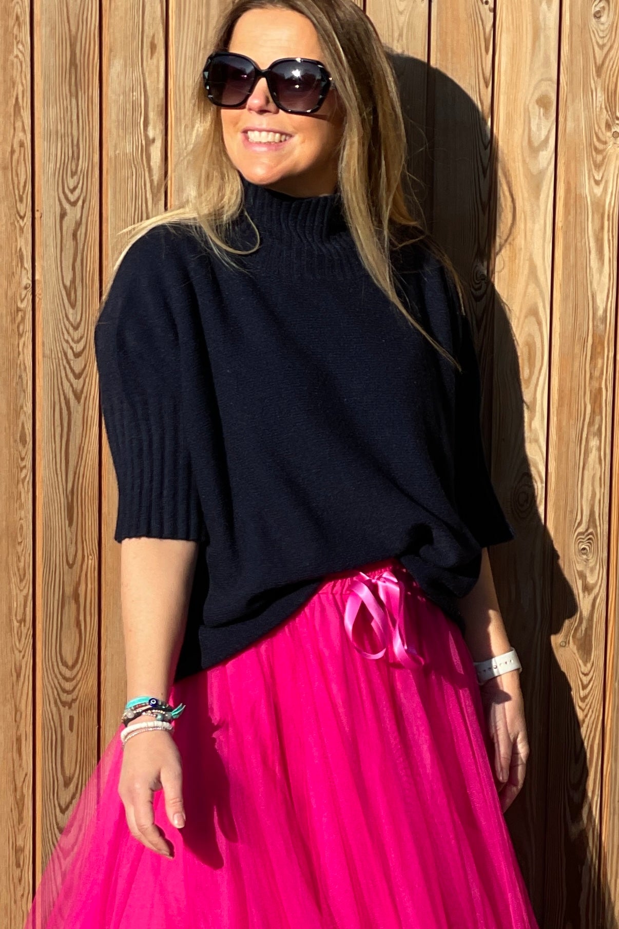 Phoebe Funnel Neck Knit Jumper