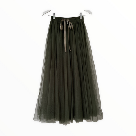 Grace Tulle Skirt  | Awesome Khaki