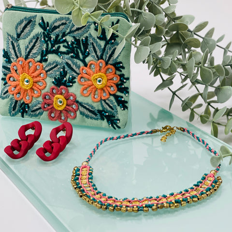 Chunky Links Earrings | Colours To Choose!
