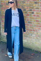 Clover Fine Knit Maxi Cardi Cardigan