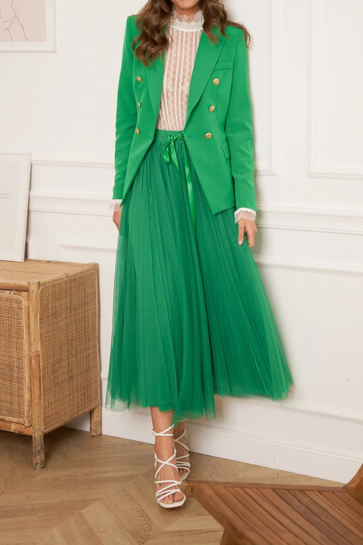 Grace Tulle Skirt | Green