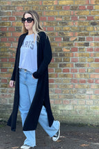 Clover Fine Knit Maxi Cardi Cardigan