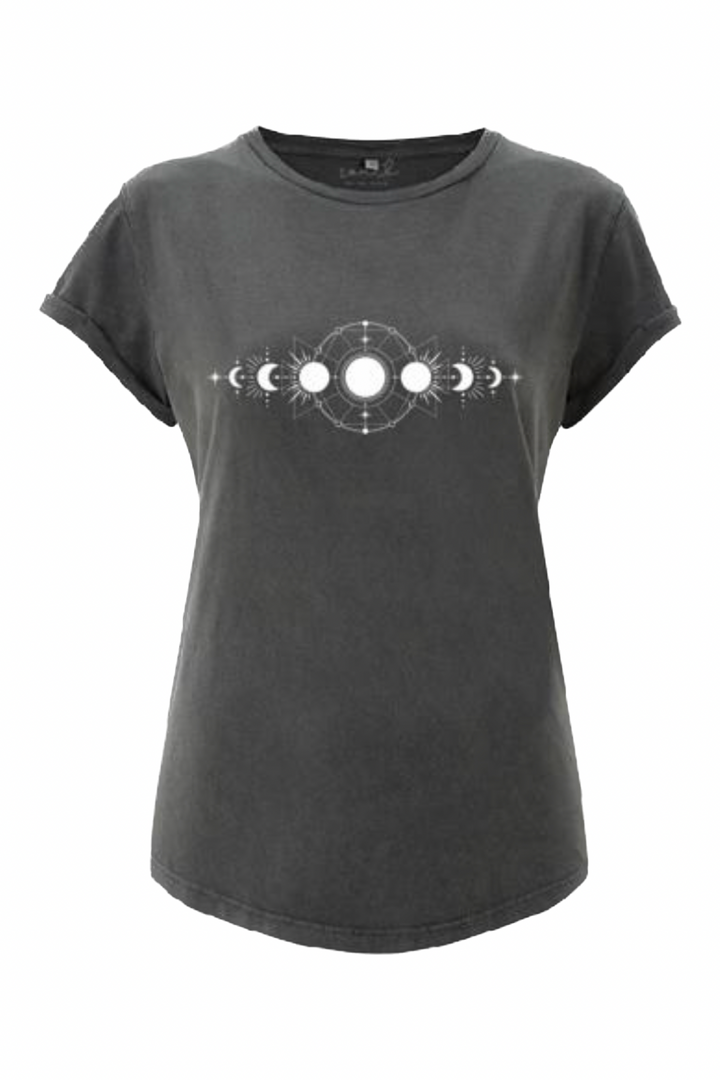 Moons T Shirt | Charcoal