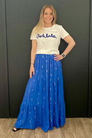 Analise Maxi Skirt | Blue