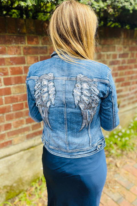 Denim Angel Wing Jacket