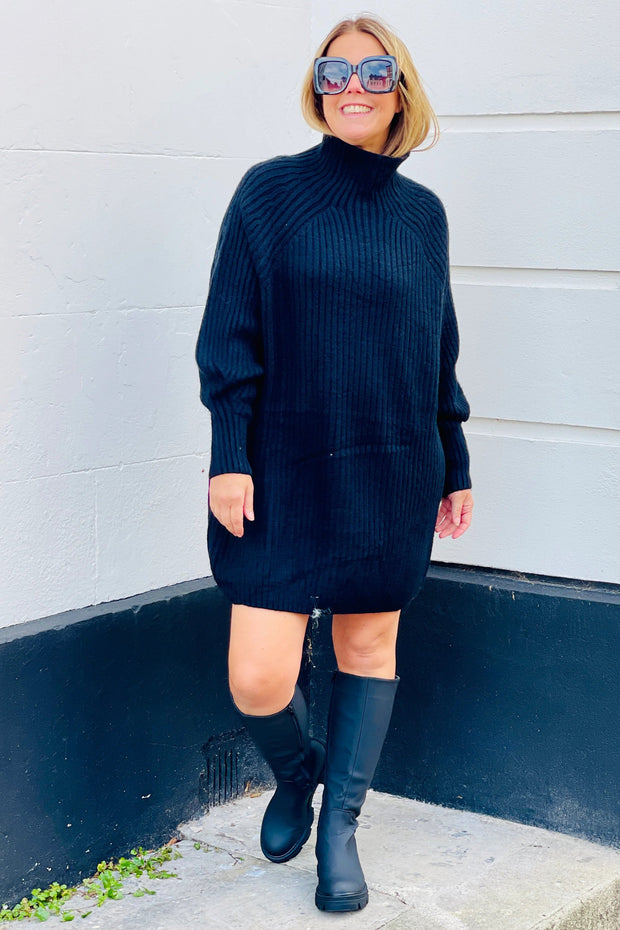 Christine Jumper Dress | Black